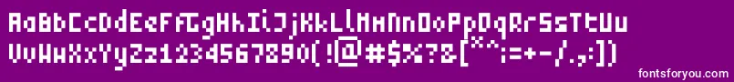 Lisätietoja ZeptoRegular-fontista ZeptoRegular-fontti – valkoiset fontit violetilla taustalla