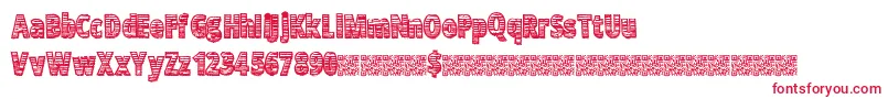 Zerohype Font – Red Fonts on White Background