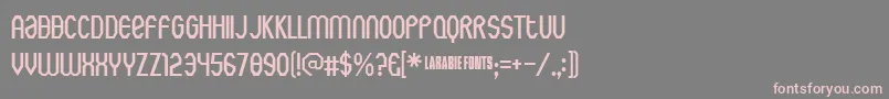 Rothwellarmy Font – Pink Fonts on Gray Background