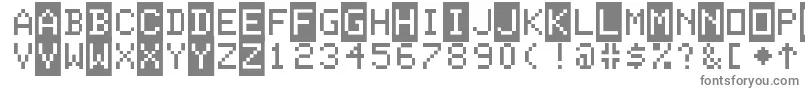 Шрифт ColorBasic – серые шрифты на белом фоне