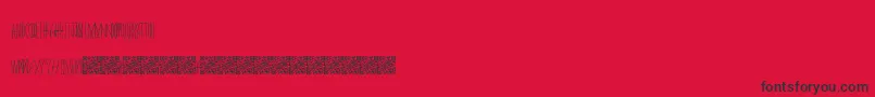 Masquerade Font – Black Fonts on Red Background