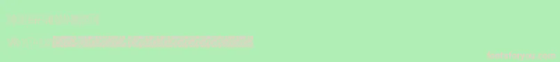 Masquerade Font – Pink Fonts on Green Background