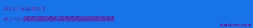 Шрифт Masquerade – фиолетовые шрифты на синем фоне