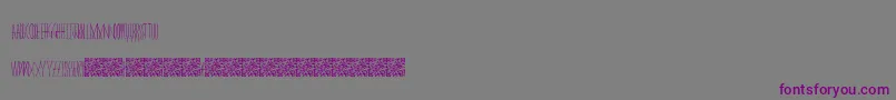 Masquerade Font – Purple Fonts on Gray Background