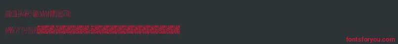 Masquerade Font – Red Fonts on Black Background