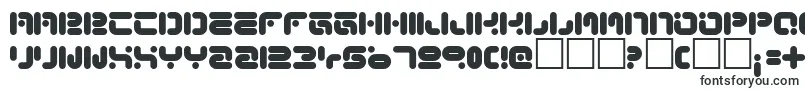Шрифт FunkyKnutSober – блочные шрифты
