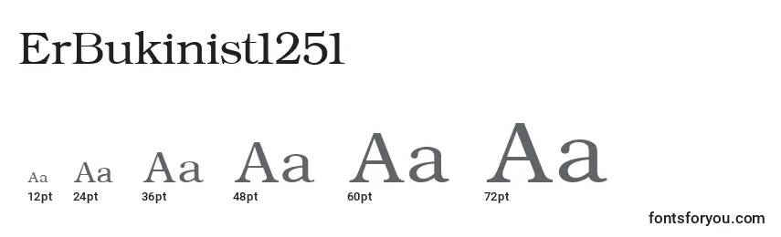 ErBukinist1251 Font Sizes