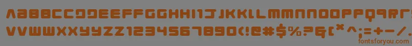 Подробнее о шрифте YoungTechsExpanded Шрифт YoungTechsExpanded – коричневые шрифты на сером фоне