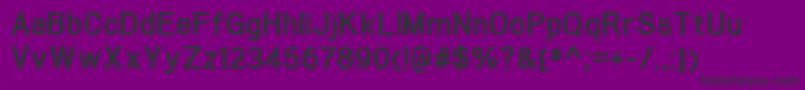 WoolworthBold Font – Black Fonts on Purple Background