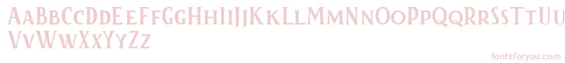Kertayasafree-Schriftart – Rosa Schriften auf weißem Hintergrund