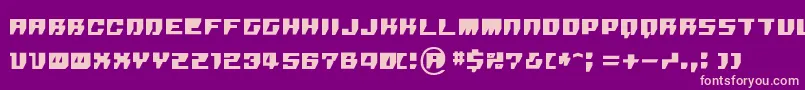 Rpg ffy Font – Pink Fonts on Purple Background