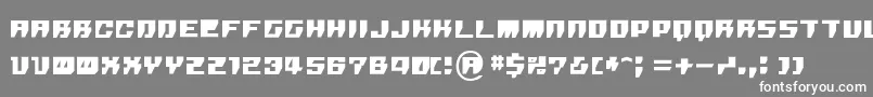 フォントRpg ffy – 灰色の背景に白い文字