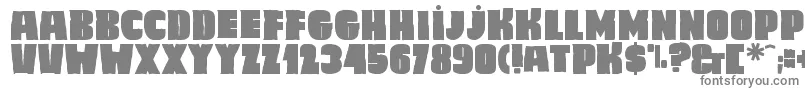 フォントCaligula – 白い背景に灰色の文字