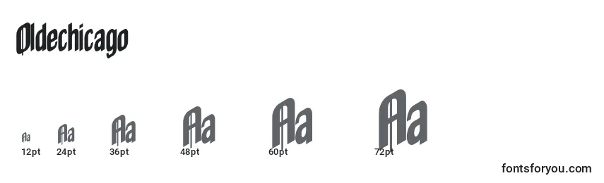 Oldechicago Font Sizes