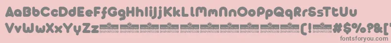 Saiba mais sobre a fonte AristaProAlternateFatTrial Fonte AristaProAlternateFatTrial – fontes cinzas em um fundo rosa