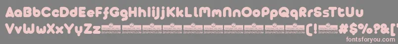 AristaProAlternateFatTrial Font – Pink Fonts on Gray Background