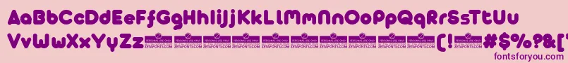 Подробнее о шрифте AristaProAlternateFatTrial Шрифт AristaProAlternateFatTrial – фиолетовые шрифты на розовом фоне