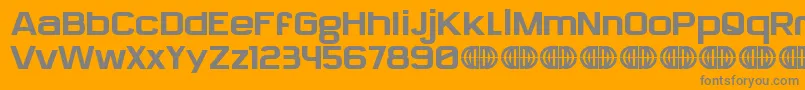 SylphieDemo Font – Gray Fonts on Orange Background