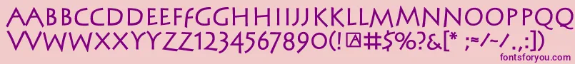 More about SteinantikBold Font SteinantikBold Font – Purple Fonts on Pink Background
