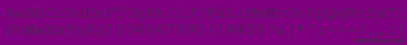 Phaisarn Font – Black Fonts on Purple Background