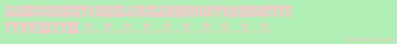 More about Coltfont Font Coltfont Font – Pink Fonts on Green Background