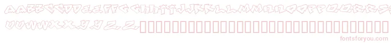 Defwriterbasecyr Font – Pink Fonts on White Background