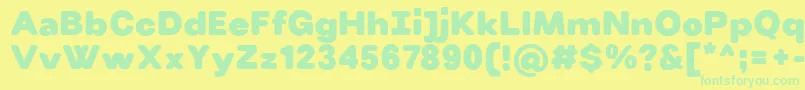 Más sobre la fuente VillerayroundedBlack fuente VillerayroundedBlack – Fuentes Verdes Sobre Fondo Amarillo