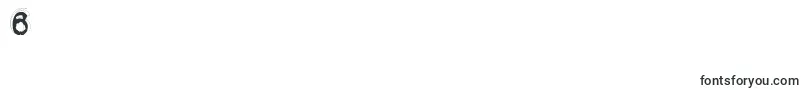 フォントFluox – フォント数字6