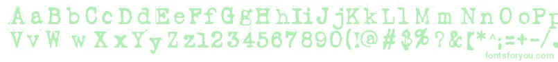 Weitere Informationen zur Fluox-Schriftart Fluox-Schriftart – Grüne Schriften