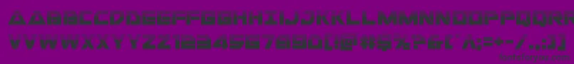 Libertyislandhalf-fontti – mustat fontit violetilla taustalla