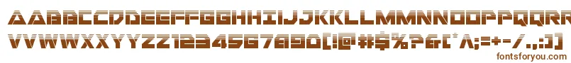 Libertyislandhalf Font – Brown Fonts on White Background