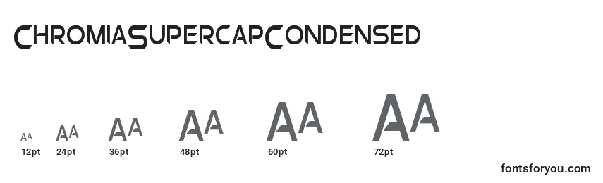 ChromiaSupercapCondensed Font Sizes