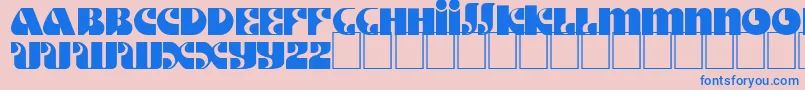 En savoir plus sur la police DsMotterStyle Police DsMotterStyle – polices bleues sur fond rose