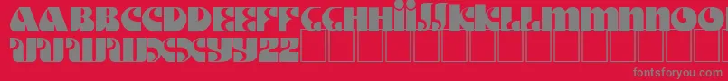 En savoir plus sur la police DsMotterStyle Police DsMotterStyle – polices grises sur fond rouge