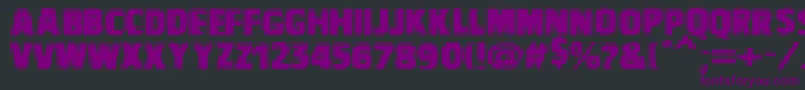 Vtcbadvision Font – Purple Fonts on Black Background
