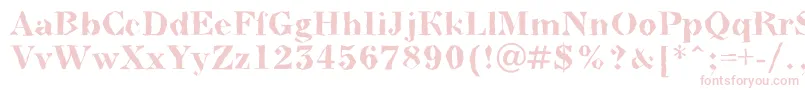 More about BodoninovabrkBold Font BodoninovabrkBold Font – Pink Fonts on White Background
