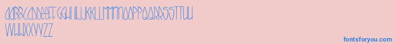 CallItSkinny Font – Blue Fonts on Pink Background