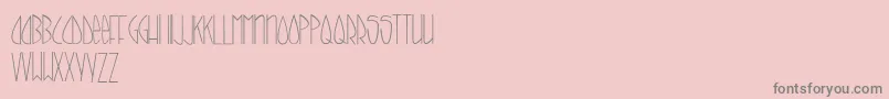 CallItSkinny Font – Gray Fonts on Pink Background