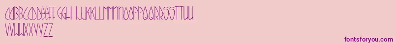CallItSkinny Font – Purple Fonts on Pink Background