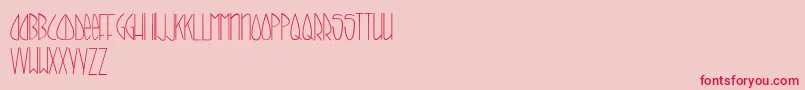 CallItSkinny Font – Red Fonts on Pink Background
