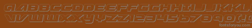 Подробнее о шрифте Graymalkin3D Шрифт Graymalkin3D – серые шрифты на коричневом фоне
