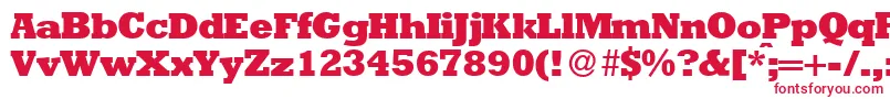 RambaultXboldRegular Font – Red Fonts