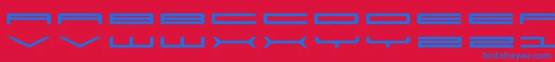 More about Super Font Super Font – Blue Fonts on Red Background