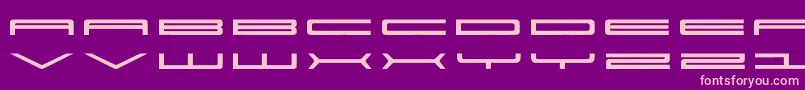 fuente Super – Fuentes Rosadas Sobre Fondo Morado