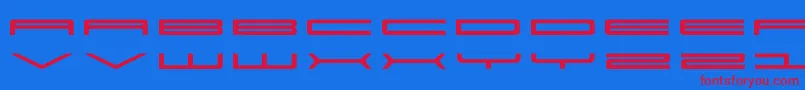 More about Super Font Super Font – Red Fonts on Blue Background
