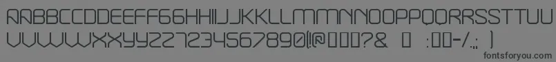 Break Font – Black Fonts on Gray Background