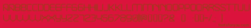 Break Font – Brown Fonts on Red Background