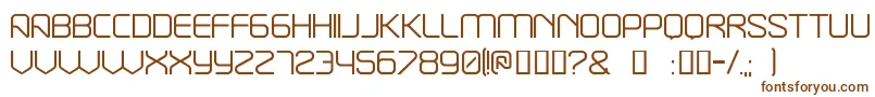 Шрифт Break – коричневые шрифты на белом фоне