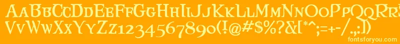 Más sobre la fuente MaryJaneCavazos fuente MaryJaneCavazos – Fuentes Amarillas Sobre Fondo Naranja
