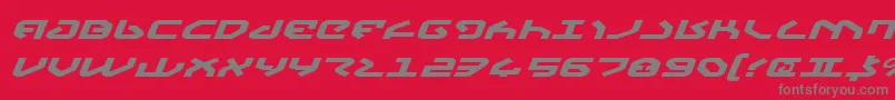 Lisätietoja Yahrenv2ei-fontista Yahrenv2ei-fontti – harmaat kirjasimet punaisella taustalla